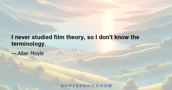 I never studied film theory, so I don't know the terminology.