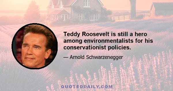 Teddy Roosevelt is still a hero among environmentalists for his conservationist policies.