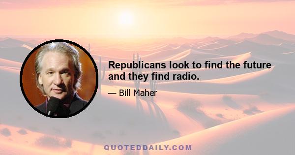 Republicans look to find the future and they find radio.