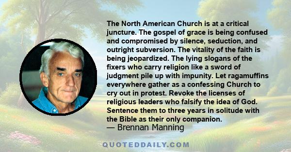 The North American Church is at a critical juncture. The gospel of grace is being confused and compromised by silence, seduction, and outright subversion. The vitality of the faith is being jeopardized. The lying