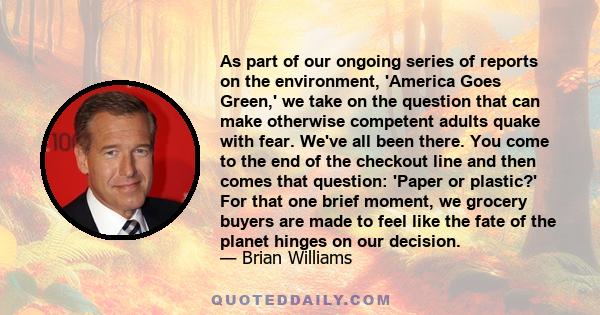 As part of our ongoing series of reports on the environment, 'America Goes Green,' we take on the question that can make otherwise competent adults quake with fear. We've all been there. You come to the end of the