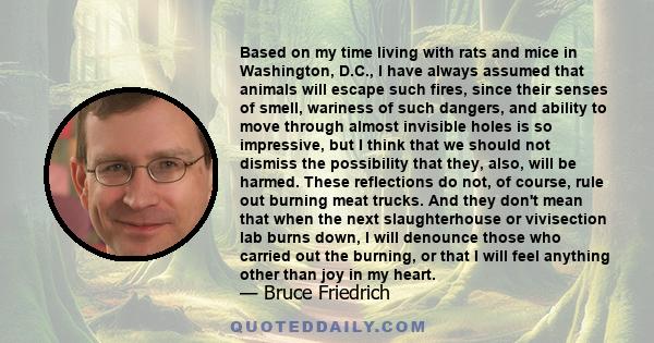 Based on my time living with rats and mice in Washington, D.C., I have always assumed that animals will escape such fires, since their senses of smell, wariness of such dangers, and ability to move through almost