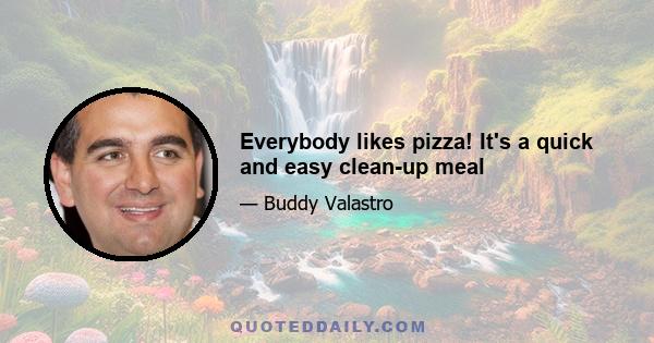 Everybody likes pizza! It's a quick and easy clean-up meal