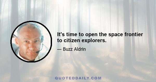 It's time to open the space frontier to citizen explorers.