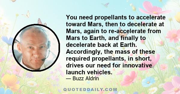 You need propellants to accelerate toward Mars, then to decelerate at Mars, again to re-accelerate from Mars to Earth, and finally to decelerate back at Earth. Accordingly, the mass of these required propellants, in