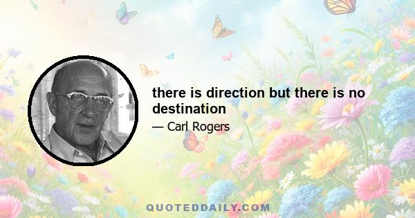 there is direction but there is no destination