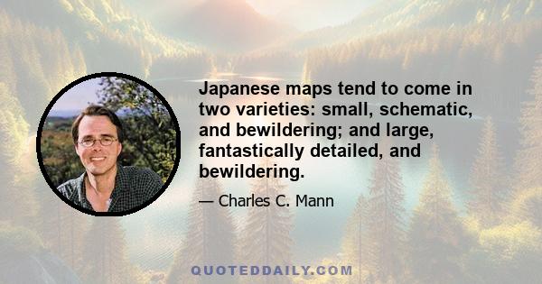 Japanese maps tend to come in two varieties: small, schematic, and bewildering; and large, fantastically detailed, and bewildering.