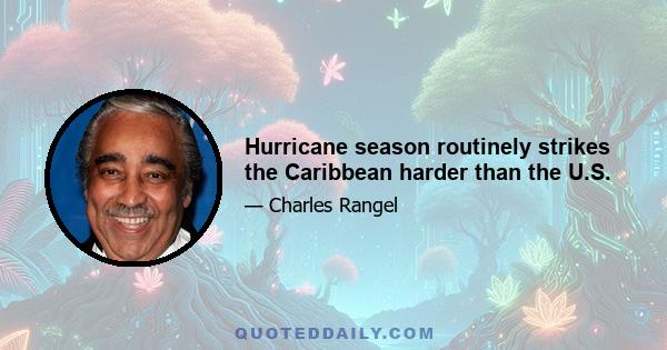 Hurricane season routinely strikes the Caribbean harder than the U.S.