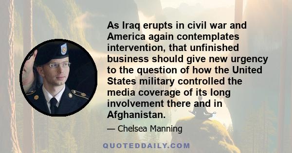 As Iraq erupts in civil war and America again contemplates intervention, that unfinished business should give new urgency to the question of how the United States military controlled the media coverage of its long