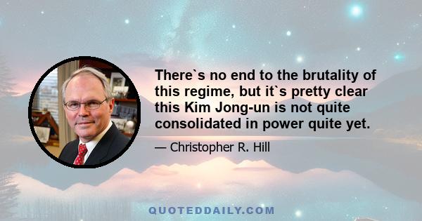 There`s no end to the brutality of this regime, but it`s pretty clear this Kim Jong-un is not quite consolidated in power quite yet.