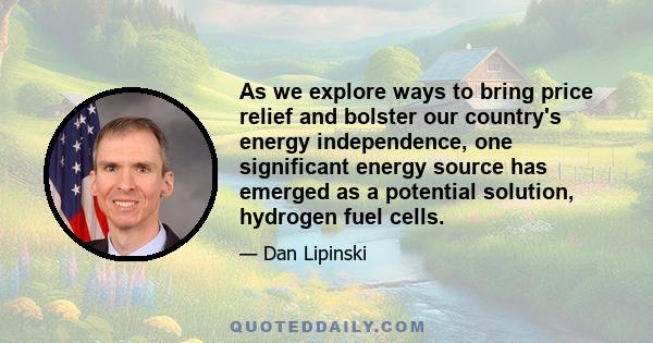 As we explore ways to bring price relief and bolster our country's energy independence, one significant energy source has emerged as a potential solution, hydrogen fuel cells.