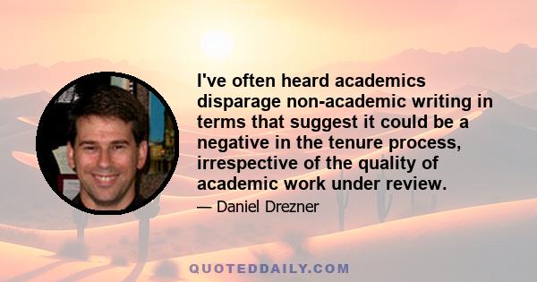 I've often heard academics disparage non-academic writing in terms that suggest it could be a negative in the tenure process, irrespective of the quality of academic work under review.