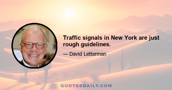 Traffic signals in New York are just rough guidelines.