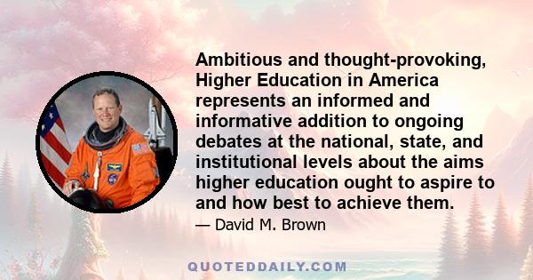 Ambitious and thought-provoking, Higher Education in America represents an informed and informative addition to ongoing debates at the national, state, and institutional levels about the aims higher education ought to