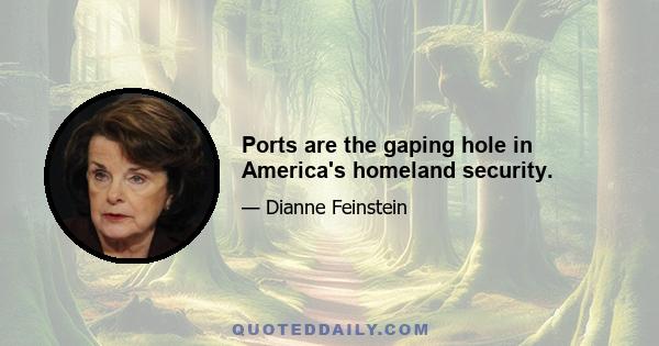 Ports are the gaping hole in America's homeland security.