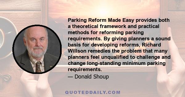 Parking Reform Made Easy provides both a theoretical framework and practical methods for reforming parking requirements. By giving planners a sound basis for developing reforms, Richard Willson remedies the problem that 