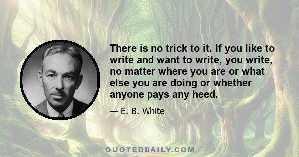 There is no trick to it. If you like to write and want to write, you write, no matter where you are or what else you are doing or whether anyone pays any heed.