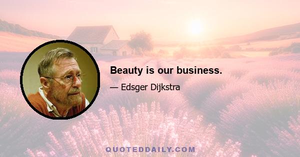 Beauty is our business.