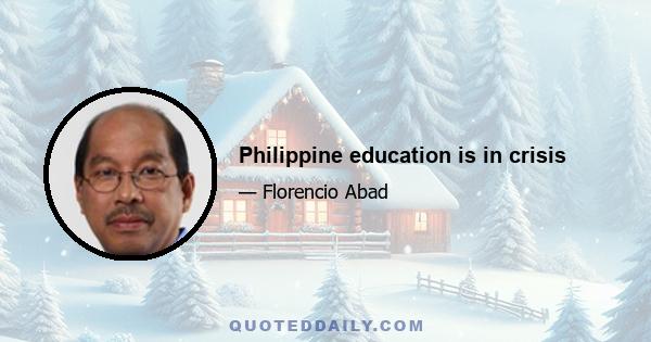 Philippine education is in crisis