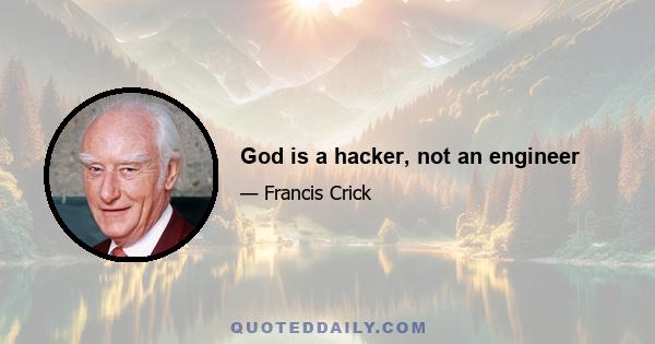 God is a hacker, not an engineer