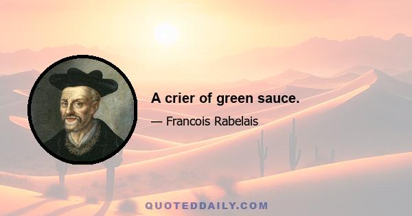 A crier of green sauce.