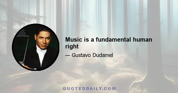 Music is a fundamental human right