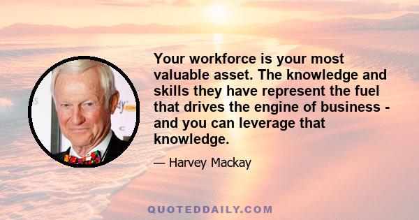 Your workforce is your most valuable asset. The knowledge and skills they have represent the fuel that drives the engine of business - and you can leverage that knowledge.