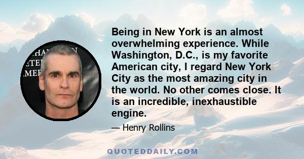 Being in New York is an almost overwhelming experience. While Washington, D.C., is my favorite American city, I regard New York City as the most amazing city in the world. No other comes close. It is an incredible,