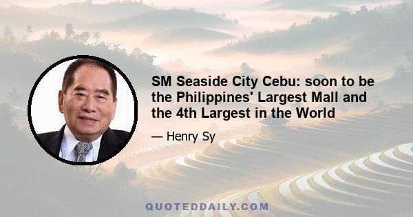 SM Seaside City Cebu: soon to be the Philippines' Largest Mall and the 4th Largest in the World