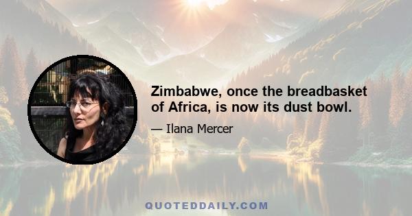 Zimbabwe, once the breadbasket of Africa, is now its dust bowl.