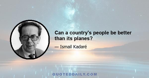 Can a country's people be better than its planes?