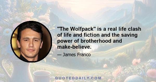 The Wolfpack is a real life clash of life and fiction and the saving power of brotherhood and make-believe.