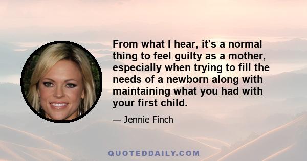 From what I hear, it's a normal thing to feel guilty as a mother, especially when trying to fill the needs of a newborn along with maintaining what you had with your first child.