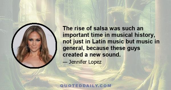 The rise of salsa was such an important time in musical history, not just in Latin music but music in general, because these guys created a new sound.