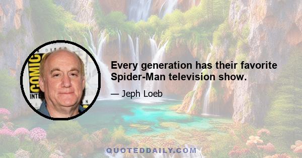 Every generation has their favorite Spider-Man television show.