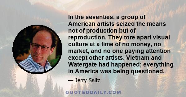 In the seventies, a group of American artists seized the means not of production but of reproduction. They tore apart visual culture at a time of no money, no market, and no one paying attention except other artists.