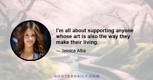 I'm all about supporting anyone whose art is also the way they make their living.