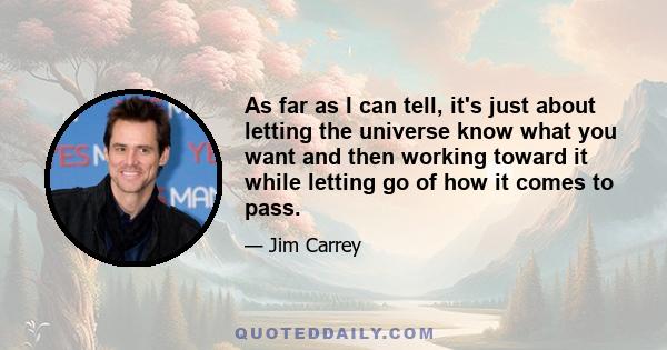 As far as I can tell, it's just about letting the universe know what you want and then working toward it while letting go of how it comes to pass.