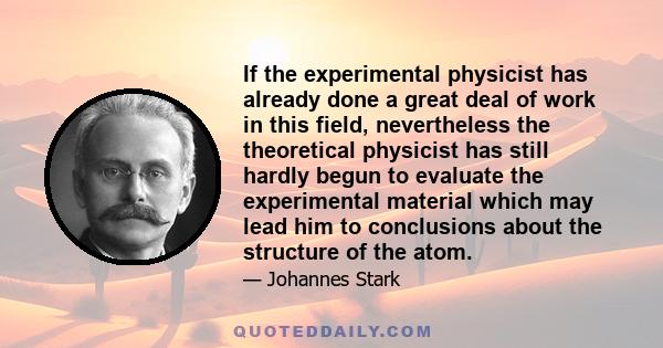 If the experimental physicist has already done a great deal of work in this field, nevertheless the theoretical physicist has still hardly begun to evaluate the experimental material which may lead him to conclusions