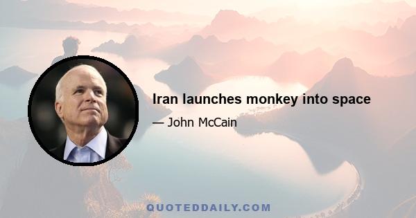 Iran launches monkey into space