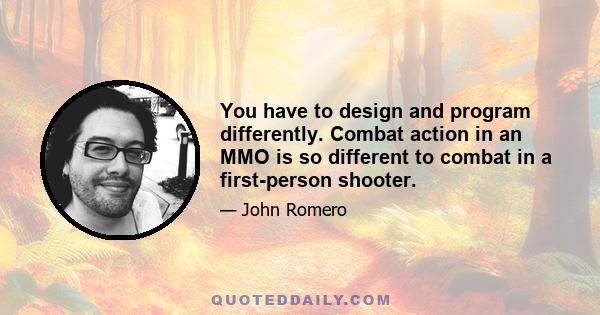 You have to design and program differently. Combat action in an MMO is so different to combat in a first-person shooter.