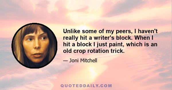 Unlike some of my peers, I haven't really hit a writer's block. When I hit a block I just paint, which is an old crop rotation trick.