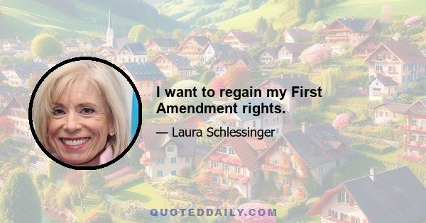 I want to regain my First Amendment rights.