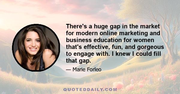 There's a huge gap in the market for modern online marketing and business education for women that's effective, fun, and gorgeous to engage with. I knew I could fill that gap.