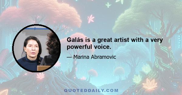 Galás is a great artist with a very powerful voice.