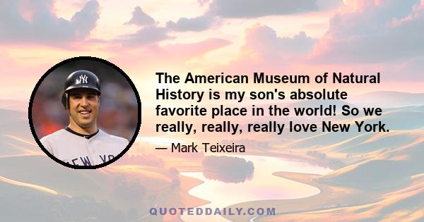 The American Museum of Natural History is my son's absolute favorite place in the world! So we really, really, really love New York.