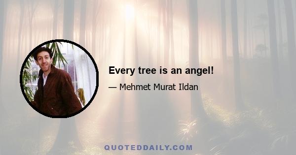 Every tree is an angel!