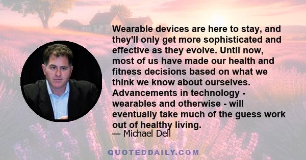 Wearable devices are here to stay, and they'll only get more sophisticated and effective as they evolve. Until now, most of us have made our health and fitness decisions based on what we think we know about ourselves.