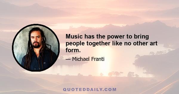 Music has the power to bring people together like no other art form.