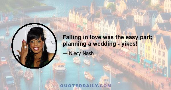 Falling in love was the easy part; planning a wedding - yikes!